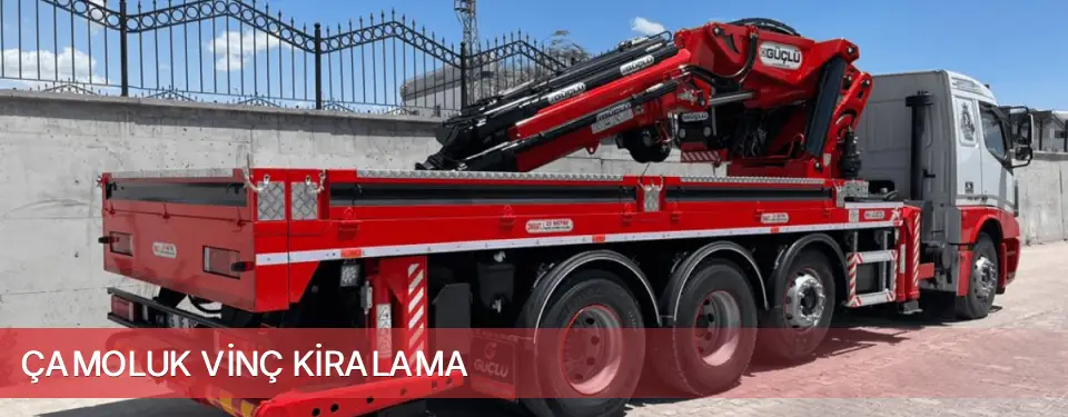Çamoluk İlçemi Vinç Kiralama